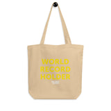 "WORLD RECORD HOLDER" TOTE BAG