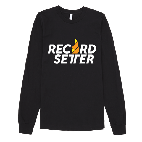 "RecordSetter Logo" Long Sleeve T-shirt